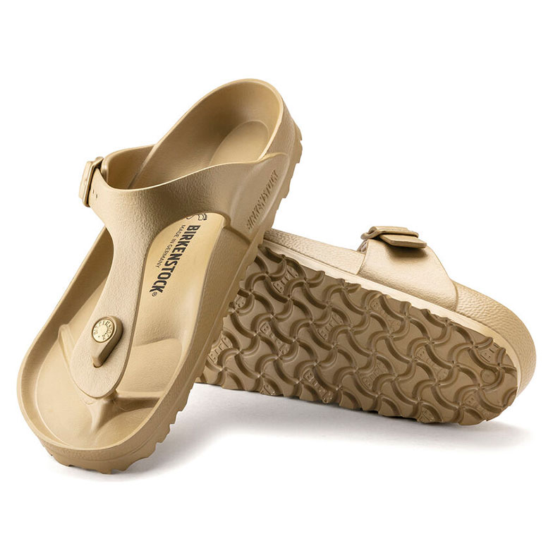 Gold gizeh birkenstock on sale